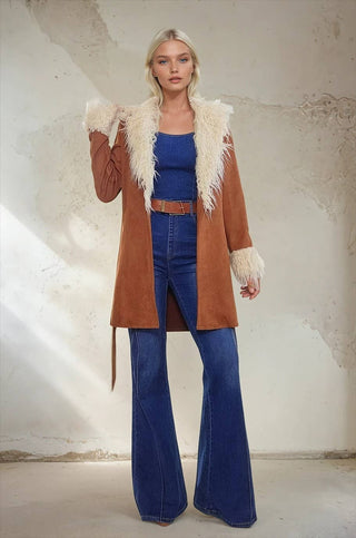 Could’ve Been Her Fur Trim Jacket