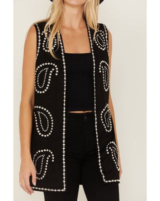 Outlaws Like Us Stud Paisley Vest