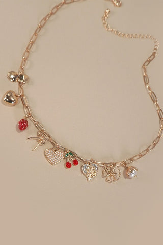 But The Girl Cherry Necklace