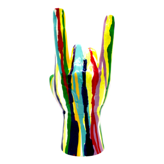 Graffiti Rock On hand Decor