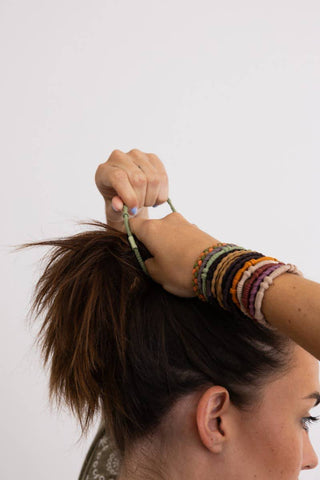 Twists & Braids Stackable Hair Tie Bracelet Set