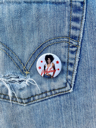 Whitney Houston Button
