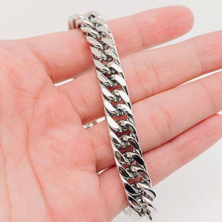 Stainless Steel Cuban Link Bracelet
