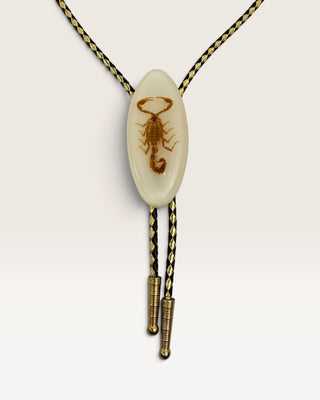 Scorpion in Resin Bolo Tie