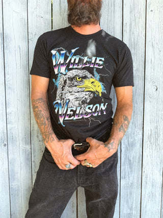Willie Nelson Eagle Chrome T-Shirt