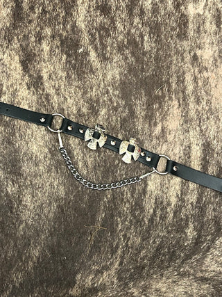 Thunderbird Concho Boot Harness Chain Strap