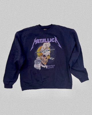 Metallica Damaged Justice Sweatshirt Sz M