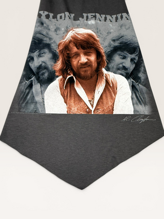 Waylon Jennings Chop Shop Halter Top Tank