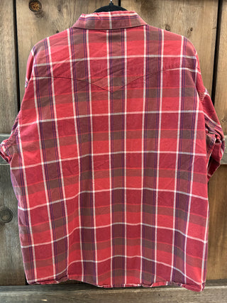 Vintage Men’s Wrangler Snap Up Shirt L