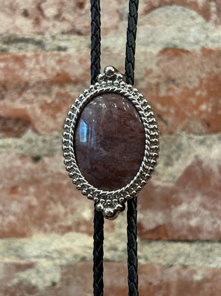 Violet Stone Bolo Tie