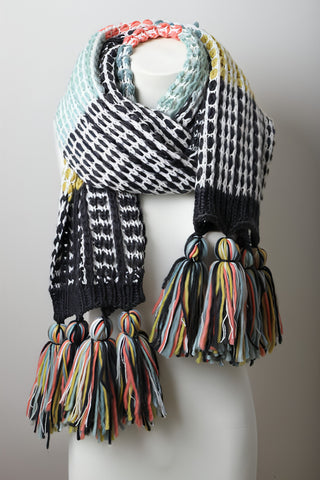 Boho Knit Scarf