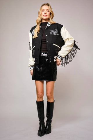 Rodeo Fringe Varsity Jacket
