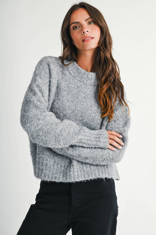 November Rain Mock Neck Sweater