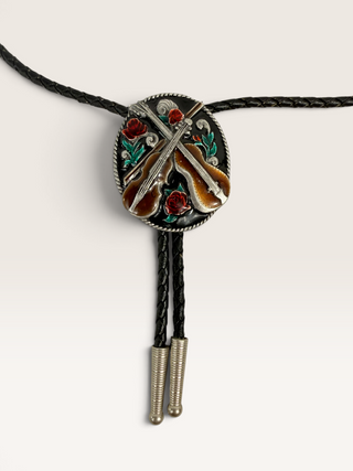 Dueling Fiddles Siskiyou Bolo Tie
