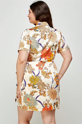 Janessa Wrap Dress Plus Size