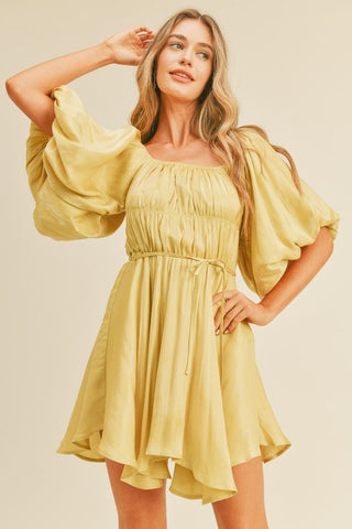 Lemon Drop Mini Dress