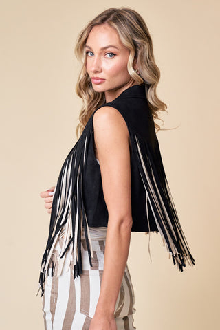 Whiskey River Fringe Vest