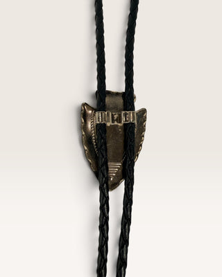 Labradorite Arrowhead Bolo Tie