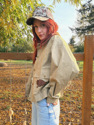 Badlands Sherpa-Collar Denim Jacket
