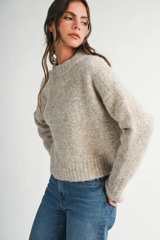 November Rain Mock Neck Sweater