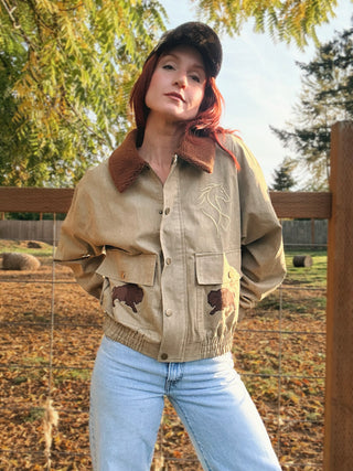 Badlands Sherpa-Collar Denim Jacket