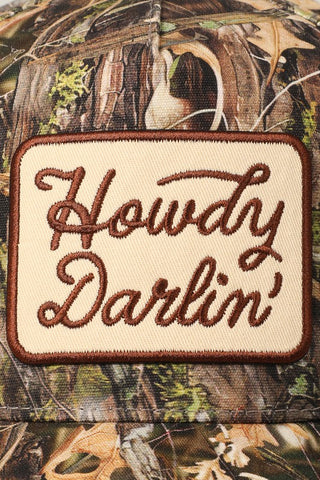 Howdy Darlin' Camo Trucker Hat