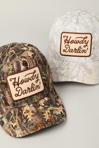 Howdy Darlin' Camo Trucker Hat