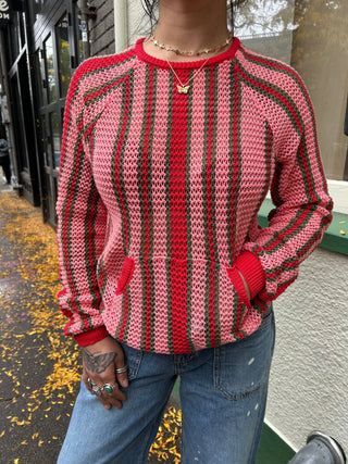 Strawberry Fields Knit Pullover