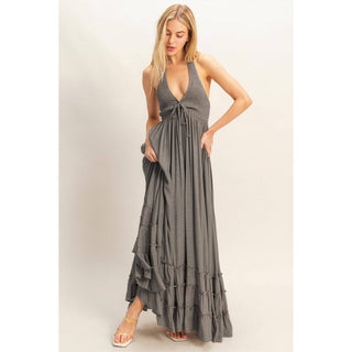 Sunday Halter Maxi Dress