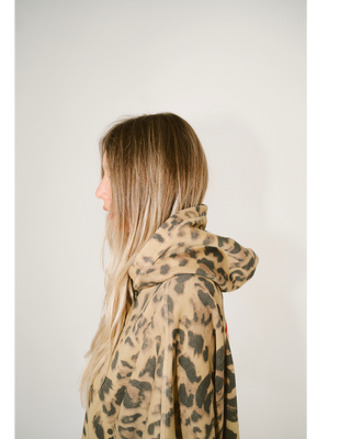 HLM Sorry Mom Hoodie Leopard