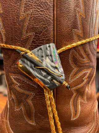 Stone Sculptural Bolo Tie