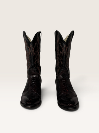 J.B. Dillon Ostrich Leg Cowboy Boots Size Men’s Size 11.5
