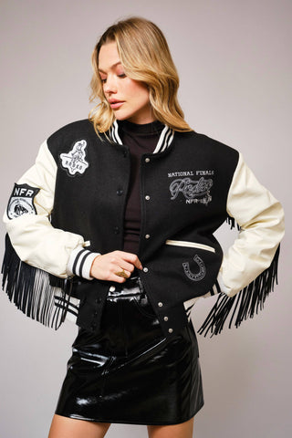 Rodeo Fringe Varsity Jacket