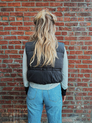 Cloud Crop Puffer Vest