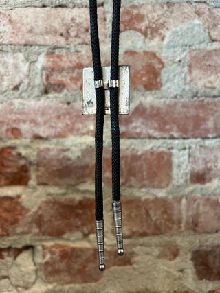 Checker Square Bolo Tie