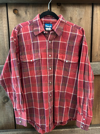 Vintage Men’s Wrangler Snap Up Shirt L