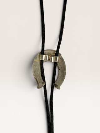 Vintage Silver Horseshoe Bolo Tie