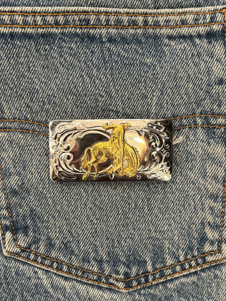 Saddle Bronco Belt Buckle