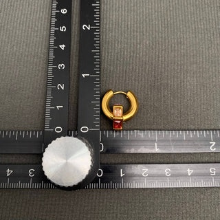 18k Langley Huggie Earrings