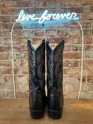 Tony Lama Smooth Quill Ostrich Women’s Cowboy Boots Size 10