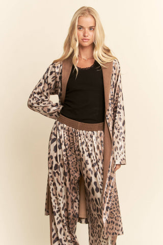 Caviar Dreams Leopard Sequins Duster