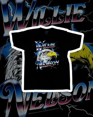Willie Nelson Eagle Chrome T-Shirt