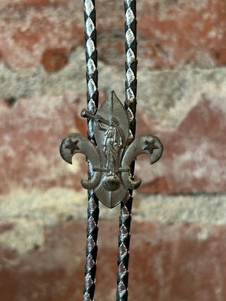 Fleur De Lis Bolo Tie