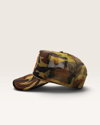 Gold Dogs Camo Beer Trucker Hat