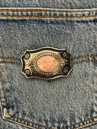Pink Jasper Belt Buckle