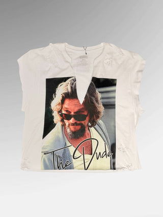 “The Dude” Big Lebowski Chop Shop Crop Top