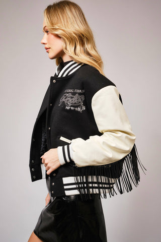 Rodeo Fringe Varsity Jacket