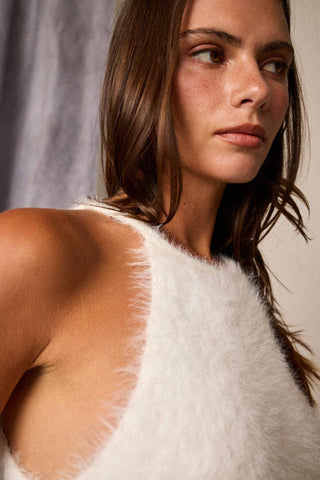 Don't Stop Mohair Knit Tank Top