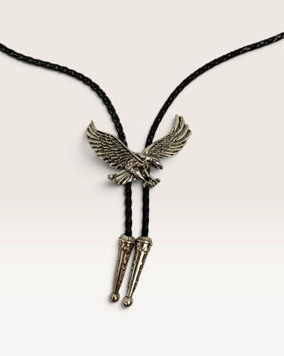 Metal Eagle Bolo Tie