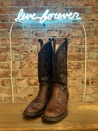 Genuine Lizard Women’s Cowboy Boots Size 7.5